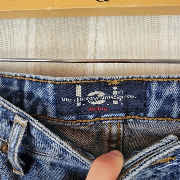 Vintage LEI Mid Rise Bootcut‎ Flare Jeans Size 9 Modern 4 Blue - Picture 8 of 13